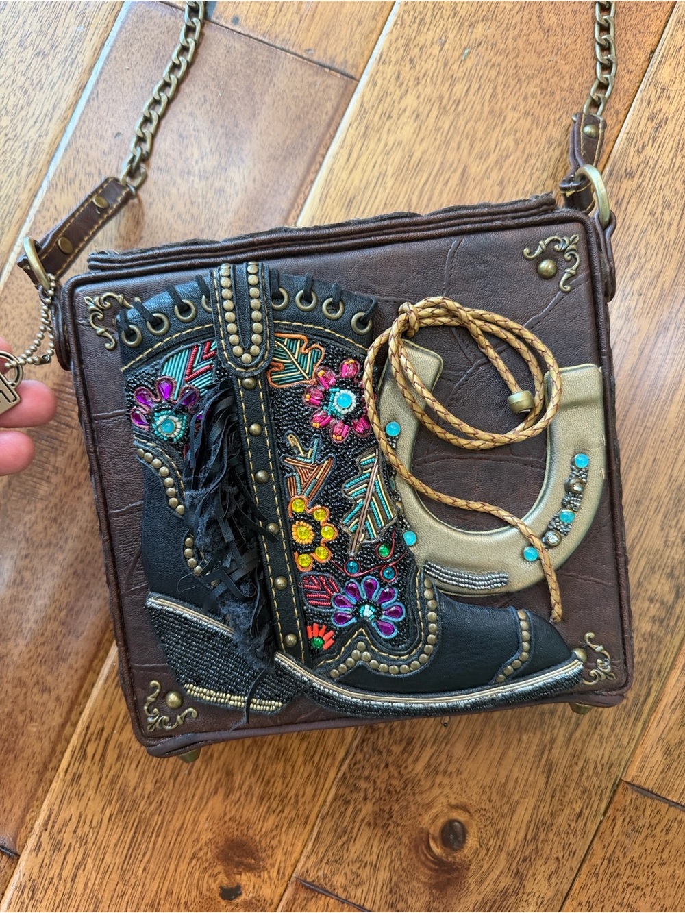 Mary Frances “Line Dance” Crossbody Bag